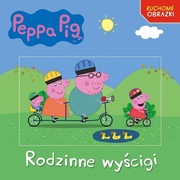 Peppa Pig Świnka Peppa Ruchome Obrazki Książka z Kartą 3D Rodzinne wyścigi