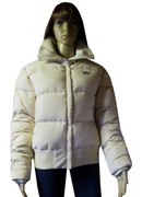 kurtka puchowa beżowa, pikowana Reebok 40/42, nowa z metką