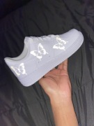 Nike Air force 1 (GS) custom odblaskowe motylki