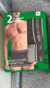Zestaw 2-pack bokserki męskie UNITED COLORS OF BENETTON XL BAWEŁNA