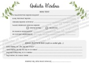 Ankieta ślubna, weselna w formacie a5 - pdf 