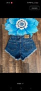 Spodenki Miss Denim jeansowe szorty S 36