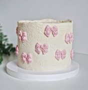 Kokardki z masy cukrowej na tort 10szt