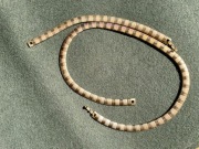 Kolia/naszyjnik z bransoletką, metal dwukolorowy, PRL