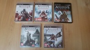 5 x Assassins Creed 2 Brotherhood Rev. 3 Black Flag PS3 PL Extra stan