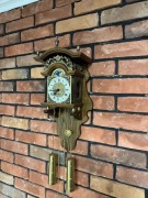 Zegar ścienny FHS HERMLE 241-080 – po pełnej renowacji! Rok 1971