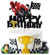 Topper piker na tort Motocykl Motocyklista