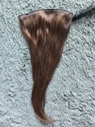 Włosy naturalne Sego Clip-in REMY 50cm 50g, Jasny brąz #6, Stan BDB, Nr: 33