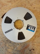 Szpula studyjna Ampex 26.5 z taśmą 
