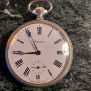 Rosyjski zegarek kieszonkowy "Mołnia"