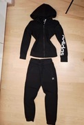 Adidas czarny dres bawełniany roz.XS