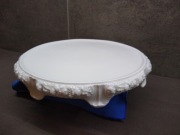 Tortownica na nóżkach Rosenthal Biała Maria