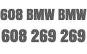 Dealer BMW - 608 BMW BMW reklama czesci infolinia VIP prosty nr 608 269 269