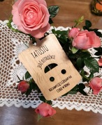 Zawieszka dla Taty Kierowcy prezent od dzieci ojca gwiazdka tabliczka 