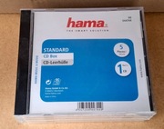 Pudełko na CD 5sztuk HAMA nowe