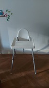 IKEA Antilop krzeselko do karmienia dziecka, pasy, tacka