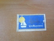 Wedel wczasowa czekolada lata 70 puste opakowanie okładka