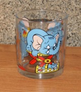 Szklan. Nutella Słoń-Mini & Maxi,Smashing Udo,Freddy Cream 1999 Vintage PRL