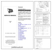 JCB 403 Wheeled Loader Service Manual Instrukcja serwisowa 9813/4200