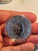 Srebrna moneta Bestie Tudorów: Lew Angielski, 2 oz, 2022