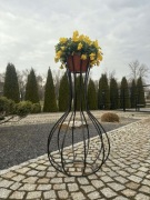 Loft gabion kwietnik ogród