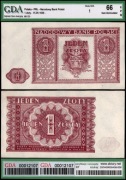 Polska - 1 złoty 1946 - GDA 66 EPQ