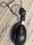 Mysz komputerowa art am-62 ze zwijanym kablem na USB