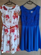 Sukienki eleganckie (2sztuki) rozmiar 38 