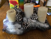 Stroik świąteczny świecznik rękodzieło prezent