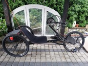 Rower rehabilitacyjny trójkołowy ze wspomaganiem 