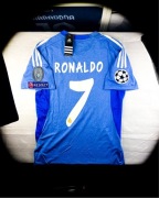 S) RONALDO 7 REAL MADRYT 2013/2014 Jersey Nowa Niebieska Piłkarska Koszulka