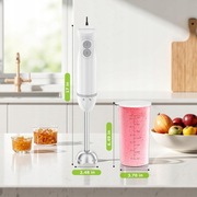 BONSENKITCHEN BLENDER RĘCZNY BIAŁY HB3201 1000W