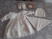 Ubranko do chrztu Komplet 74r dla dziewczynki