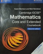 Cambridge IGCSE Mathematics Coursebook Core and Extended Second Edition