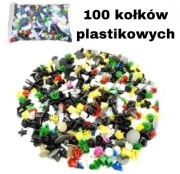 Kołki/Spinki plastikowe do osłon i tapicerki 100st