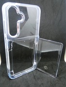 etui przeźroczyste do Samsung S24 plus z kieszenią na kartę płatniczą