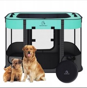 ROMANTIC BEAR Składana Wodoodporna Klatka Dla Zwierząt Z Torbą 77x55x45