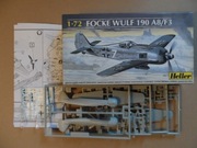 Model samolotu myśliwskiego FW-190 A8/F3, skala 1:72, Heller