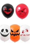 Halloveen - 50 sztuk balonów ( różne motywy i kolory )