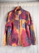 Diverse – polarowa bluza tie-dye, rozmiar uniwersalny (MULTI)