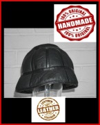 czapka kapelusz ocieplany bucket HANDMADE 59 futro kożuch skórzany runo