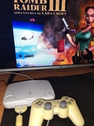 Konsola Sony PlayStation 1 ps1 psx ps one, komplet + Tomb raider 1 2 3