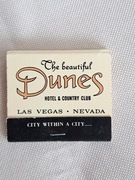 Unikatowe zapałki kolekcjonerskie Las Vegas Dunes . 
