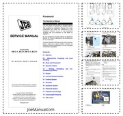 JCB 100 C-1 85 Z-1 86 C-1 90 Z-1 Service Manual Instrukcja serwisowa