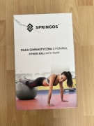 Piłka gimnastyczna z pompką 65 cm