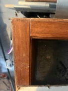 okna garażowe – drewniane, podwójna szyba