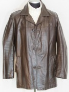 KURTKA SKÓRZANA MĘSKA  VERA PELLE org. WŁOSKA r XL