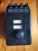 Induktorowy miernik uziemień IMU, bakelitowy PRL 