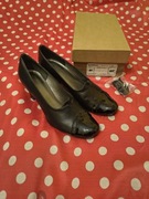 NOWE polskie rozmiar 40 skóra naturalna czarne 25,50cm Mirpol półbuty