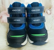 GEOX BUTY 20 NOWE DZIECIĘCE ZIMOWE SKÓRZANE SKÓRA ŚWIECĄCE 